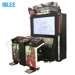 Máquina de juego de Arcade de doble jugador, simulador de disparo láser, pistola de Arcade