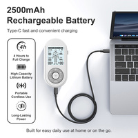 Masseur à impulsions chauffant à double canal, 61 programmes, stimulateur musculaire TENS EMS avec batterie rechargeable de type C