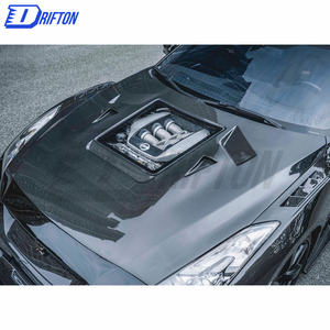 Capó de Fibra de Carbono Estilo Visible Drifton Engine para Nissan R35 GTR - Product Image 2