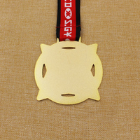 Médailles de récompense sportives en métal plaqué or, personnalisées, durables, gravées en 3D, multicolores, pour karaté, boxe, course, avec lettrage en relief, à prix abordable
