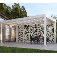 Pergola en aluminium de haute qualité, personnalisée, écologique, pour jardin et terrasse