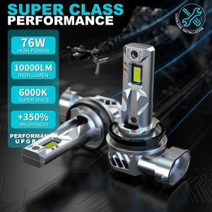 Bombilla LED para Faros Delanteros de Coche H1/H4/H11, 10000LM, 76W, 12V, Nueva, Súper Brillante, Conversión H7, IP68, Resistente al Agua, Plug and <span class=keywords><strong>Play</strong></span> - Product Image 3