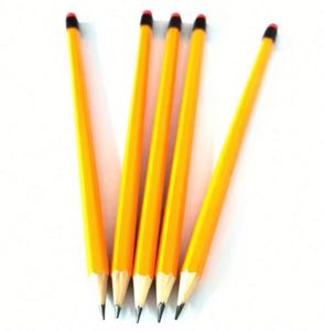 EN71/ Standard Wood Pencil Custom Logo Pencils With <b>Eraser</b> for Stationery Set Lapices - Product Image 3