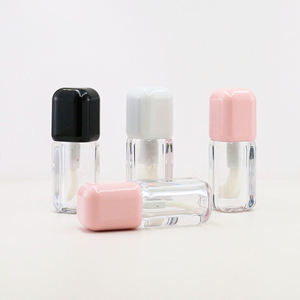 Neue 6ml <span class=keywords><strong>Big</strong></span> Lip Brush Wand Lip gloss <span class=keywords><strong>Tube</strong></span> Rosa Weiß Schwarz Lippen öl flasche Benutzer definiertes Logo Small Batch Lip glaze <span class=keywords><strong>Tube</strong></span> - Product Image 5