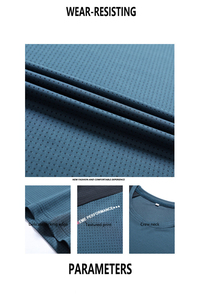 Nouveau été Sports de plein air loisirs T-Shirt séchage rapide Stretch écologique respirant unisexe à manches courtes grande taille ample - Product Image 5