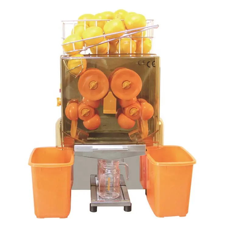 Máquinas de procesamiento de jugo de limón y naranja multifuncionales eléctricas máquina exprimidora de naranja automática comercial