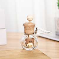 Bouteilles de parfum de désodorisant de voiture en verre vide bouteille de diffuseur de parfum 10ml avec pince à évent et bâtons à vendre