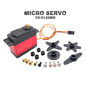 <span class=keywords><strong>Servomotor</strong></span> de engranaje de Metal Digital para coche, 180 270, <span class=keywords><strong>360</strong></span> <span class=keywords><strong>grados</strong></span>, <span class=keywords><strong>Servomotor</strong></span> de control remoto, 20kg, alto Torque, juguete, helicóptero, Robot DIY - Product Image 3