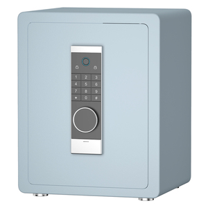 Coffre-fort de sécurité en acier de grande capacité avec clavier biométrique numérique, antivol, à fixer au mur, pour bijoux et documents - Product Image 1