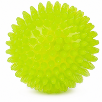 Balle à mâcher interactive classique moderne en TPR à picots pour chien, jouet de nettoyage dentaire, 2 tailles disponibles