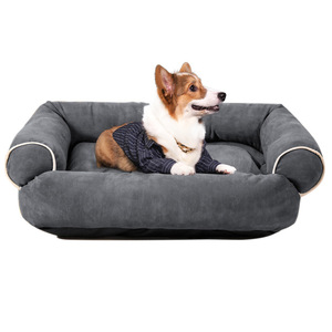 Wholesale Custom Breathable Dog <strong>Sofa</strong> Bed Dual Non-slip Botfom Use Double Sided Dog Nest Large Rectangle <strong>Pet</strong> <strong>Sofa</strong> - Product Image 2