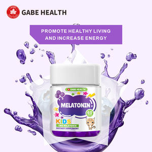 Gummies de mélatonine sans sucre saveur raisin pour enfants – Complément alimentaire végétalien apaisant pour les enfants agités et qui se réveillent trop tôt - Product Image 2