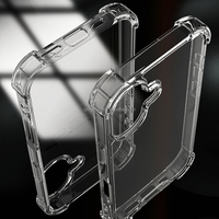Coque pour iPhone 16 transparente Slim Fit anti-rayures souple TPU PC transparent Housse pour téléphone portable pour iPhone 16 Pro Max 16 Plus