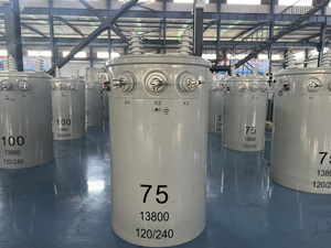 Yawei 50kva cực gắn biến áp 7200V 240/120V 60Hz DOE hiệu quả 99.11% điện áp thấp phân phối biến áp - Product Image 5