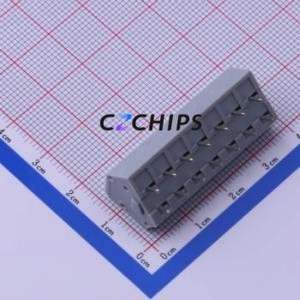 KF243A-5.0-7P Spring Terminal Block Through hole Component (THT),P=5mm Connector 5mm 7P 7 17A - Product Image 2