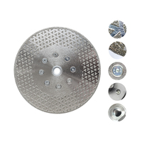 Lame de scie à disque pour la coupe du diamant, rectifieuse, Double face en forme de Triangle, pour le marbre et la céramique, avec bride M14, offre spéciale, livraison gratuite