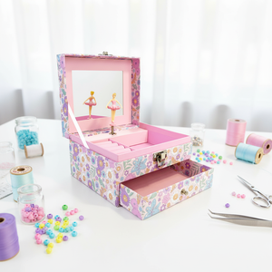 Carillon Elegante Ballerina Danzante Yiyu Personalizzato per Ragazze con Cassetto Portaoggetti, Scatola Musicale Ricordo ODM per Regali - Product Image 2