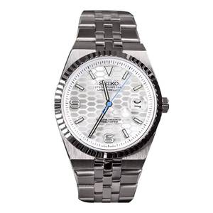 Reloj Mecánico Vintage de Lujo para Hombre, Correa de Acero Inoxidable Blanca de Alta Gama, 18 mm de Ancho, Cierre Plegable - Product Image 3