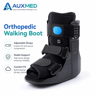 Botte de marche pneumatique à profil bas pour la physiothérapie, coussin d'air compact pour entorses de la cheville, fractures stressées et mobilité quotidienne
