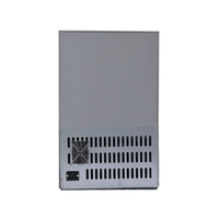 Petit réfrigérateur à porte unique DC 12V à compresseur solaire pour appartement et bureau Mini réfrigérateur à porte unique Affichage des fruits et de la bière 90L