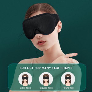 Masque de sommeil 3D respirant pour les yeux, idéal pour les voyages, vente en gros - Product Image 6