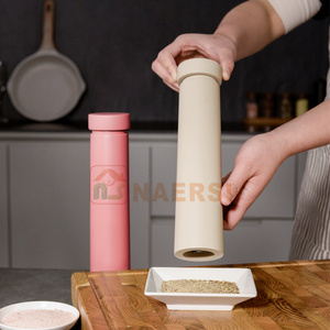 Moulin à sel et à poivre manuel Moulin à poivre <span class=keywords><strong>en</strong></span> <span class=keywords><strong>bois</strong></span> de grande taille pour la maison et la cuisine - Product Image 5