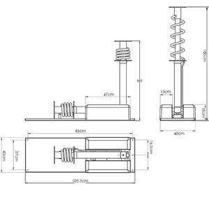 Mât télescopique pliable monté sur véhicule, améliorant la visibilité pour les patrouilles mobiles et la sécurité d'urgence - Product Image 6