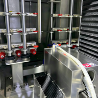 Machine de perçage et de fraisage de verre plat multifonctionnelle à moteur de haute précision, ligne verticale de verre isolant 8KW 3-25mm