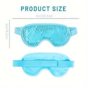 Máscara de Gel Reutilizable Fría y Caliente para Ojos con Perlas de Gel, Antiarrugas, Elimina las Ojeras, Hidratante, Calmante y Alivia el Estrés - Product Image 1