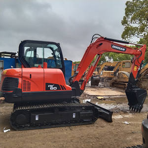 Excavadoras usadas rentables Doosan DX60 Corea hizo excavadoras sobre orugas originales Doosan DX60 maquinaria de construcción en stock - Product Image 2