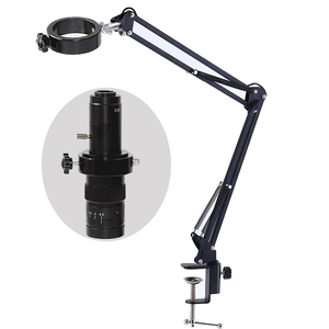 Aluminum Alloy Stand <strong>Microscope</strong> Camera Stand Holder Bracket <strong>Lift</strong> Foothold Table <strong>Frame</strong> for <strong>Microscope</strong> Repair Soldering - Product Image 4