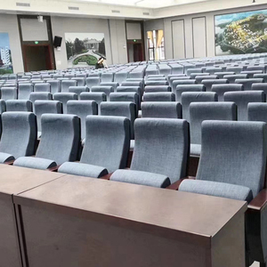 Chaises d'auditorium d'église en tissu bleu <span class=keywords><strong>royal</strong></span> personnalisées, chaises modernes pliables pour conférences, salles de conférence, <span class=keywords><strong>théâtre</strong></span>, école, maison, bureau - Product Image 3