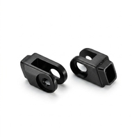 Support en U en alliage d'aluminium forgé de précision, traitement d'anodisation couleur personnalisée CE, marque E-briway pour support d'étrier de vélo électrique