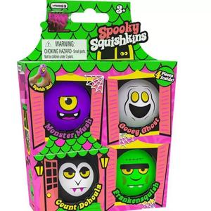 2026 Halloween Squeeze Squishy Toys Need Ohhs 4pcs/<b>pack</b> Silicone/TPE Eco-Friendly Anxiety Relief Stress Ball Teenie Jack <b>Fidget</b> - Product Image 1
