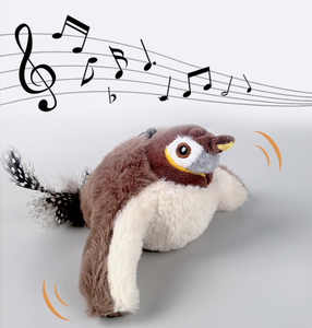 New Cat Chirping <strong>Toys</strong> Touch Activated Flapping Wings Sparrow Interactive Smart Cat <strong>Toys</strong> USB Exercise <strong>Pet</strong> <strong>Toys</strong> - Product Image 5