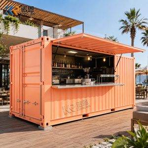 Premium Shipping Container With Outdoor Dining Layout Commercial Kitchen Mobile Restaurant - Product Image 6