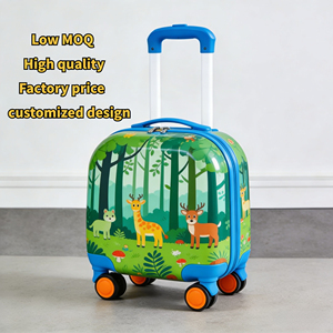 <span class=keywords><strong>Valise</strong></span> à roulettes pour enfant avec personnalisation de dessins animés multi-imprimés, <span class=keywords><strong>valise</strong></span> <span class=keywords><strong>rigide</strong></span> durable, bagage à main, <span class=keywords><strong>valise</strong></span> à roulettes en ABS - Product Image 1