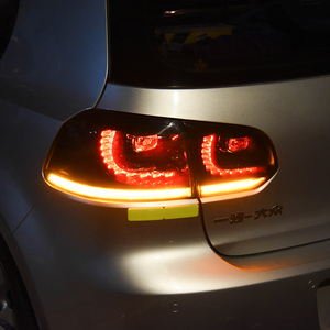 Ensemble de feu arrière <span class=keywords><strong>LED</strong></span> de haute qualité pour VW <span class=keywords><strong>Golf</strong></span> <span class=keywords><strong>6</strong></span> MK6 R20 2010-2012 feux arrière de voiture 6000k accessoires de Signal <span class=keywords><strong>clignotant</strong></span> couleur - Product Image 2