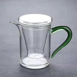 Juego <span class=keywords><strong>de</strong></span> tetera <span class=keywords><strong>de</strong></span> vidrio resistente al calor chino <span class=keywords><strong>de</strong></span> borosilicato pequeño disponible <span class=keywords><strong>con</strong></span> <span class=keywords><strong>filtro</strong></span> <span class=keywords><strong>de</strong></span> mango - Product Image 2