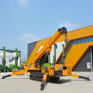 Crawler-Type 12-Ton <b>Spider</b> Crane Source Factory Small Crane Telescopic Self-Walking <b>Remote</b> <b>Control</b> Mobile Crane - Product Image 3