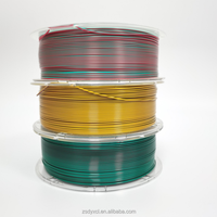 Filament officiel d'imprimante 3D en soie PLA tricolore DIYin 1KG 1.75mm FDM Impresora Tiges en plastique d'imprimante 3D DIYin Silk tricolore
