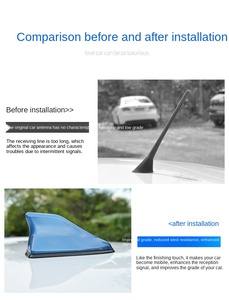 Đài Phát Thanh Tự Động Trang Trí Trên Không Xe Cá Mập Ăng-ten Cho Nhiều Loại Xe Đen Đỏ Trắng Tùy Chỉnh - Product Image 6