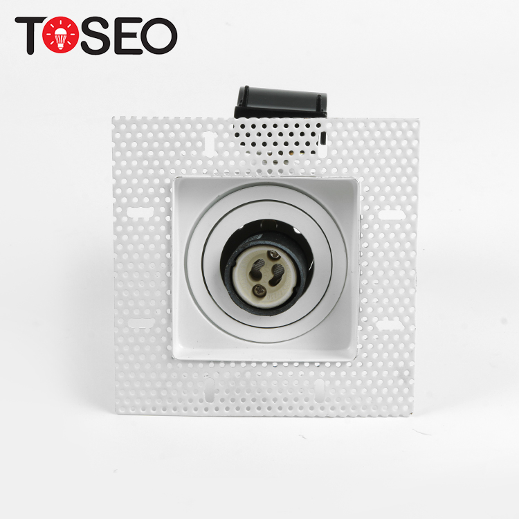 Custom Trimless Downlight Fixture Gu10 Flush Fire Rated Ceiling Mounted Down Lights