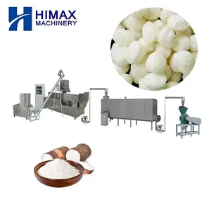 Automatic Double Screw Extruder Oil Drilling Modified Corn Starch Extruder Machine