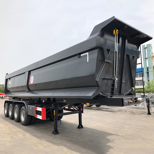 Sử dụng xe tải 4 trục phía sau-tipper Trailer tipper u-shap 70t-90tons Dump Trailer xuất khẩu nhập khẩu Trailer Sản xuất tại Trung Quốc - Product Image 3