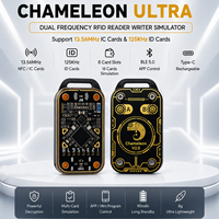 Lecteur-graveur RFID double fréquence 13,56 MHz 125 KHz Chameleon Ultra V2.0, simulateur NFC, duplicateur, contrôle par application, copieur professionnel