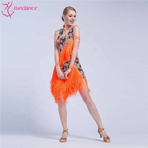 L-16528 Professionnel De <span class=keywords><strong>Danse</strong></span> Latine Robe Taille Personnalisée Concurrence Performance Porter Sexy Robe de <span class=keywords><strong>Danse</strong></span> Latine Pour Femmes - Product Image 3