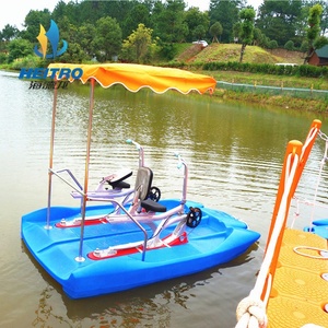 PE pontone boat due persone plastica barca acqua <span class=keywords><strong>surf</strong></span> pedaliera in vendita - Product Image 3