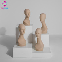 Envío Rápido, Maniquí de Cabeza Unisex de FRP Resistente, Modelo de Cabeza para Exhibición de Ropa, Hermoso, Decorativo y Práctico