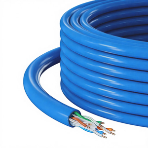 สายเคเบิลเครือข่ายกลางแจ้ง D-sunty Factory 1000 ฟุต Cat6 UTP ความยาว 305 เมตร 4 คู่ทองแดง พร้อมกล่อง ได้รับการรับรองมาตรฐาน CE/ROHS  วัสดุหุ้ม PVC LSZH ขนาด 23AWG 24AWG - Product Image 4